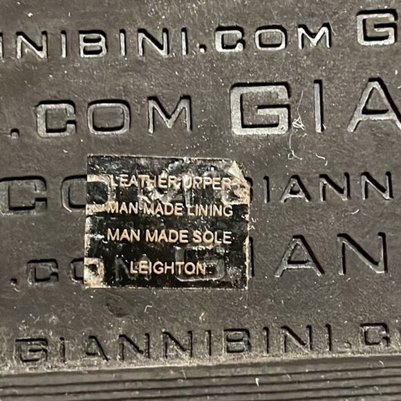 SOLD Gianni Bini Leighton Green Leather Flats Shoes Womens Size 8 Moc Toe - Picture 3 of 16